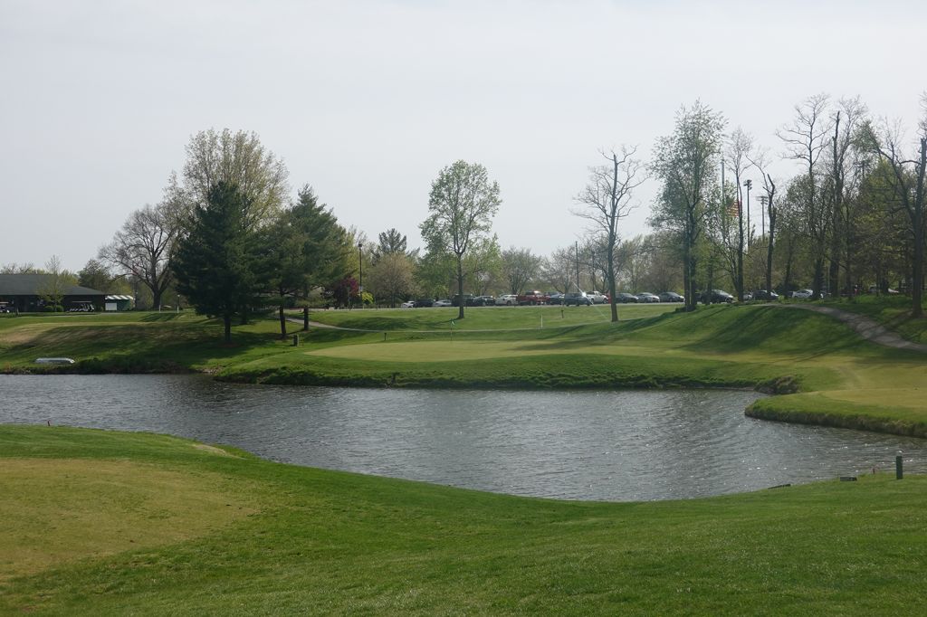 13th Hole at Spencer T. Olin Golf Course (425 Yard Par 4)